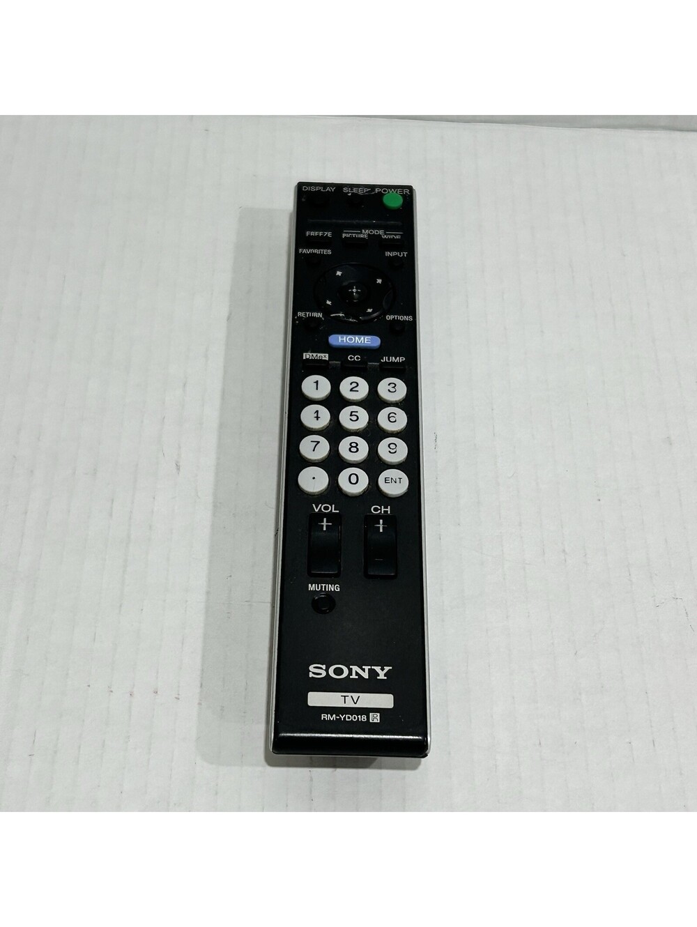 Sony TV Remote Control RM-YD018 Genuine Used